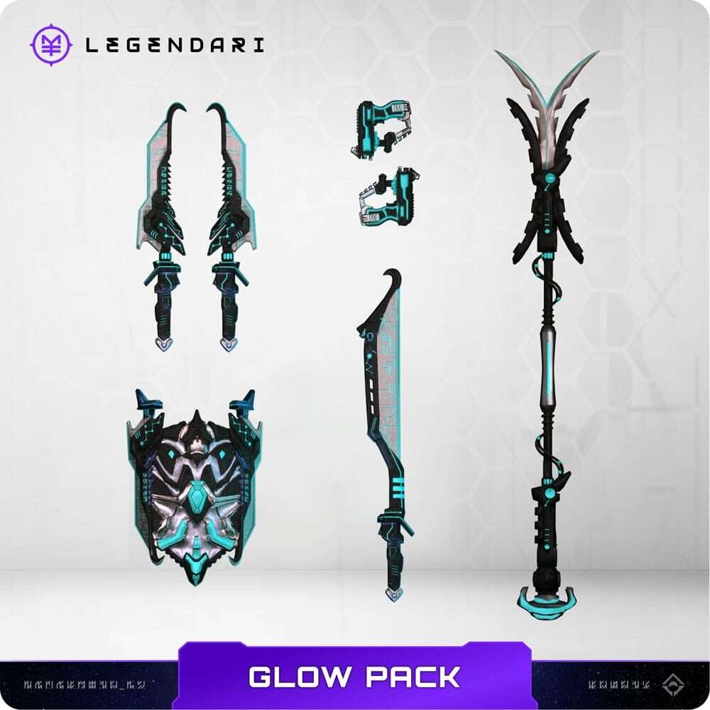 Legendari Accessory Pack Glow Weapons Pack MetaTravelers