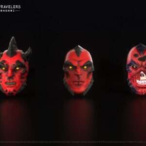Legendari Accessory Pack Nibiru Villains Head Pack MetaTravelers