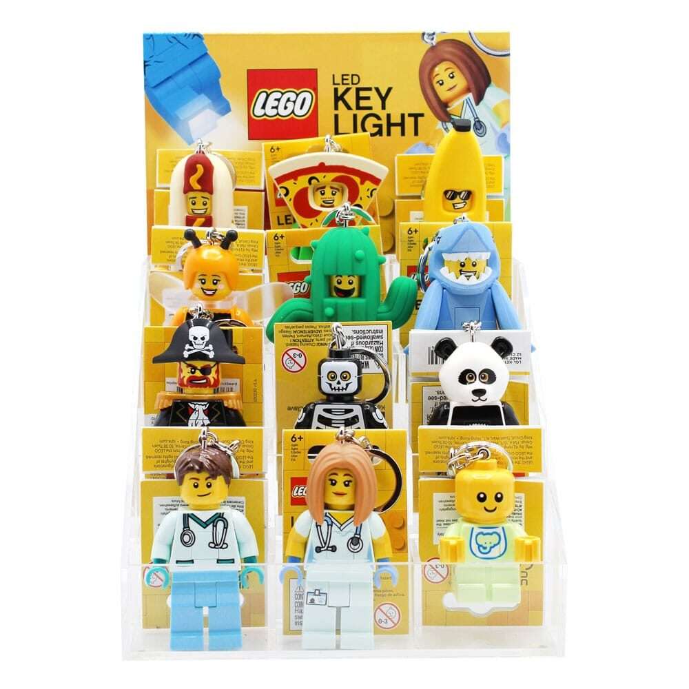 LEGO Acryl Counter Display With 12 Light-Up Keychains Joy Toy (IT)