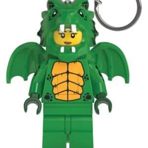 Lego Mini Figure Keychain Light Green Dragon Girl Joy Toy (IT)