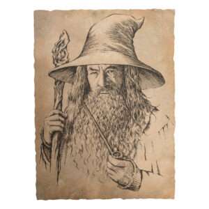 Lo Hobbit Art Print Portrait Of Gandalf The Grey 21 X 28 Cm Weta Workshop