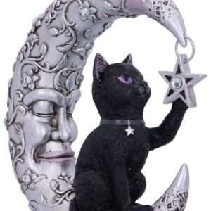 Luna Companion Moon E Cat Ornament Figura Nemesis Now