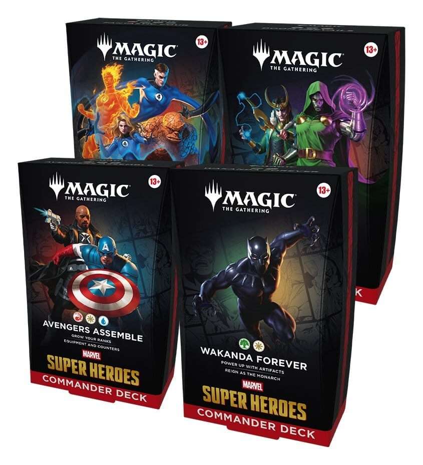 Magic The Gathering Marvel Super Heroes Commander Decks Case English Wizards of the Coast