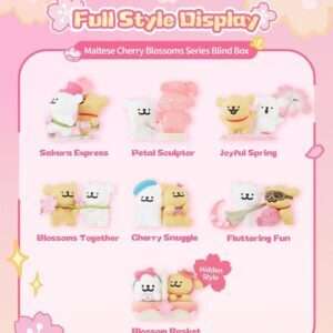 Maltese Cherry Blossoms Series Mini Figures 10 Cm Funism