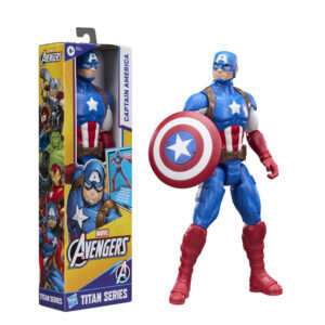 Marvel Avengers Titan Series Captain America Figura 30cm Hasbro