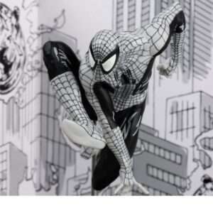 Marvel Collection Pvc Statua 1/10 Spider-man (spider-man -6)(line Art)(gold Label) 10 Cm Mcfarlane Toys
