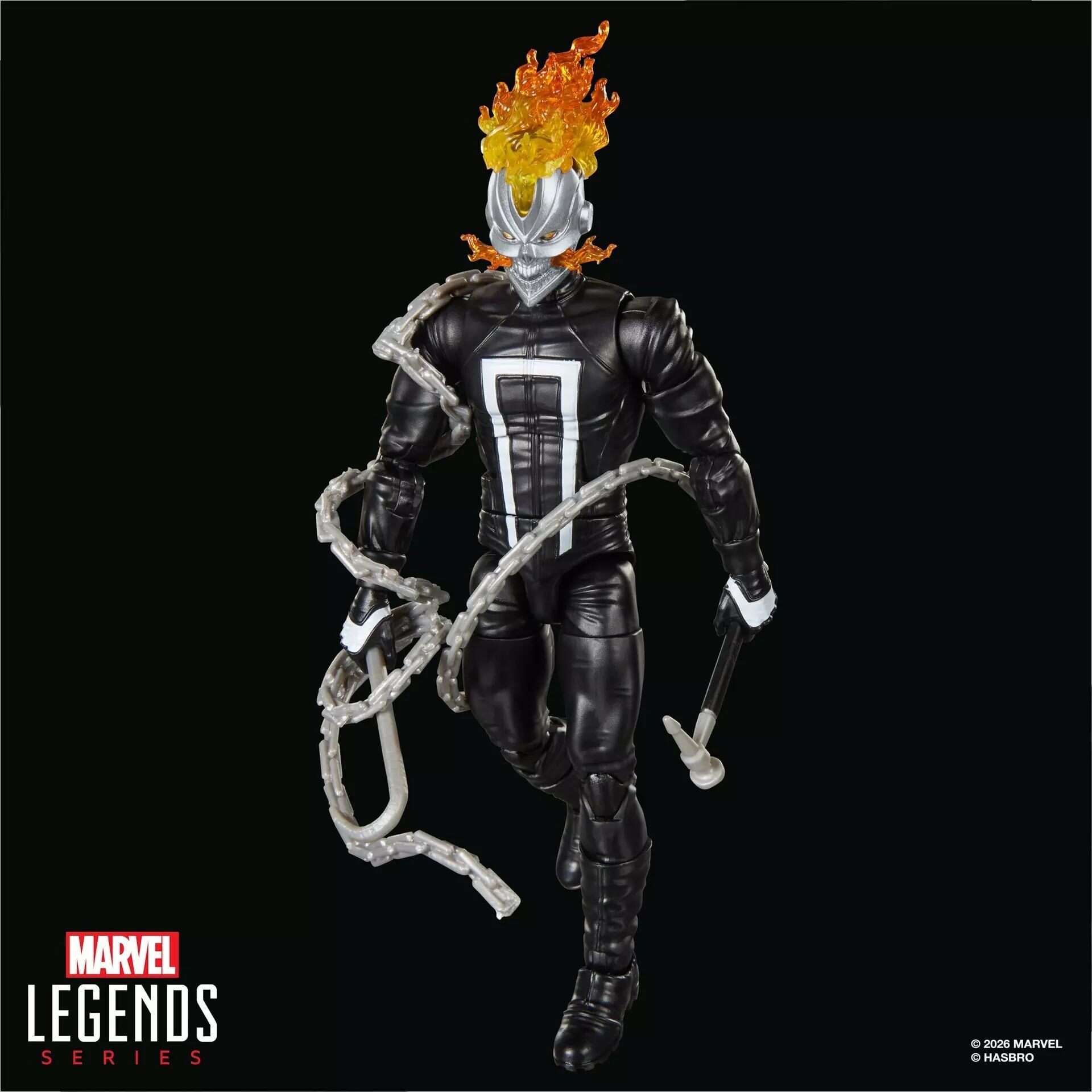 Marvel Legends Buildable Figura Series Box Ghost Rider Robbie Reyes Action Figura Action Figura Hasbro