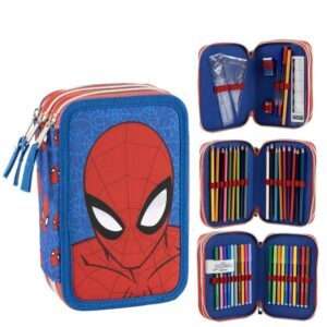 Marvel Spiderman triple pencil case CerdÁ