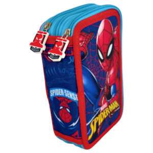 Marvel Spiderman Web triple pencil case Manenti