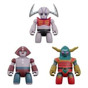 Mazinger Z Brickroid Action Figura Mechanical Beasts Set 1 5 Cm Good Smile Company