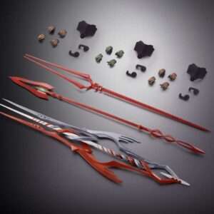 METAL BUILD 3 SPEARS EVA 30TH ANOT COLOR Accessori Bandai