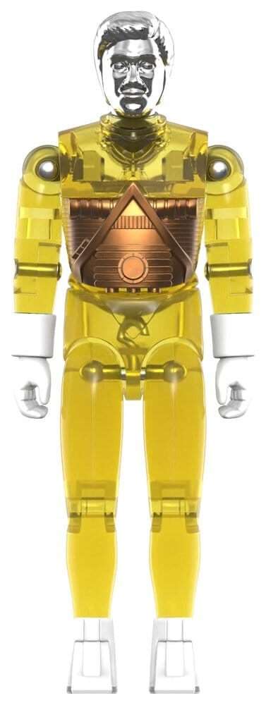 Micronauts Reaction+ Action Figura Wave 03 Time Traveler (translucent Yellow) 10 Cm Super7