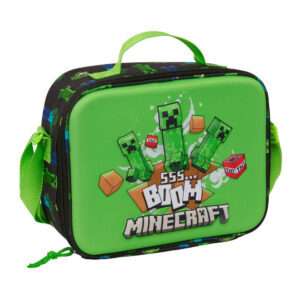 Minecraft 3D thermal lunch bag Safta