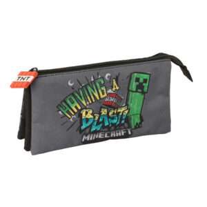 Minecraft Graffiti triple pencil case Safta