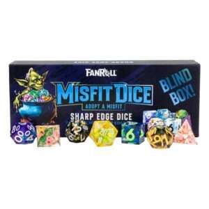 Misfit Adopt A Misfit Dice Set Blind Box Sharp Edge Dice FanRoll