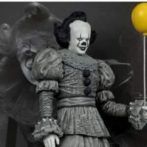 Movie Maniacs - Pennywise (Benvenuto Derry) Bianco e Nero Statua 16 cm PVC - Mcfarlane Toys