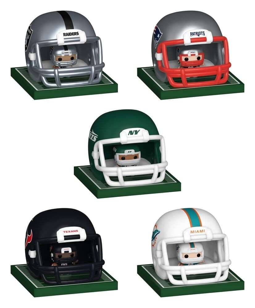 NFL Bitty POP! Helmets Vinyl Figures AFC Series 1 Funko