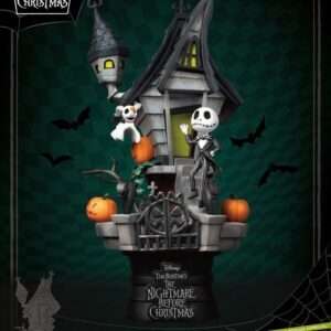 Nightmare Before Natale D-stage Pvc Diorama Jack's Haunted House 15 Cm Beast Kingdom Toys