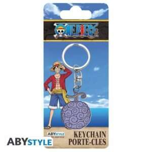 One Piece Gum Gum Devil Fruit Pvc Portachiavi Portachiavi Abystyle Studio