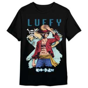 One Piece Monkey D. Luffy Map adult t-shirt Toei Animation Taglia S