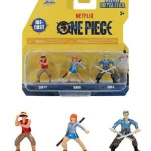 One Piece Nano Metalfigs Mini Figures 3-Pack Jada Toys