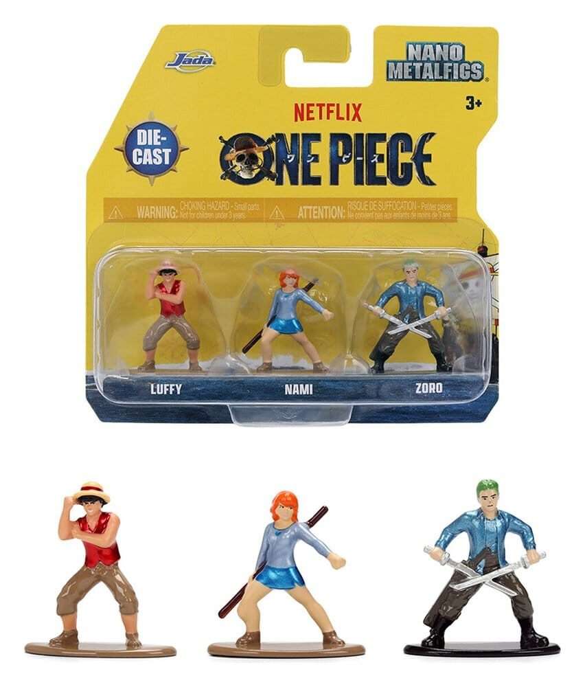One Piece Nano Metalfigs Mini Figures 3-Pack Jada Toys