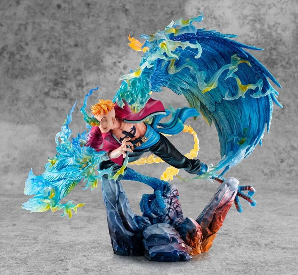 One Piece P.o.p Mas Maximum Pvc Statua Marco The Phoenix Leader Of 1st Group Of Whitebeard Pirates 32 Cm Megahouse