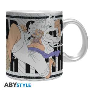 One Piece - Tazza - 320 Ml - Luffy Gear 5th - Subli Silver
