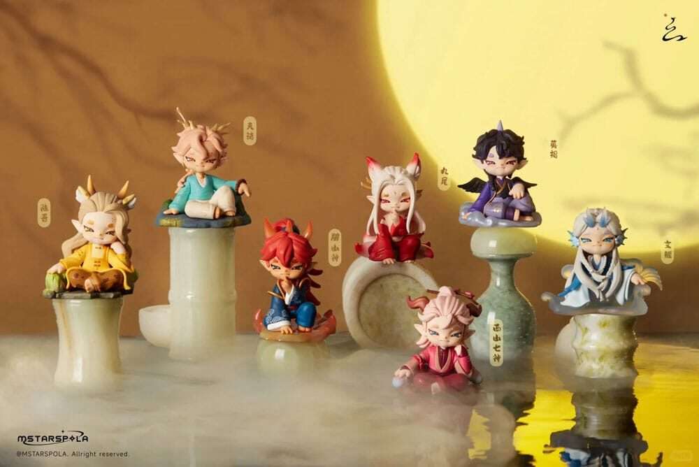Original Character Trading Figures Searching For Mountains E Seas, Stars 9 Cm Shenzhen Mabell Animation Development