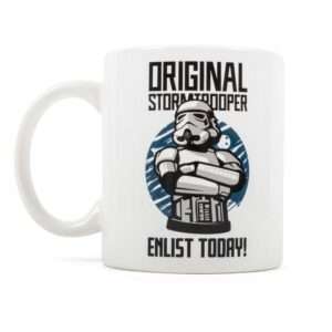 Original Stormtrooper Tazza Enlist Today White Thumbs Up