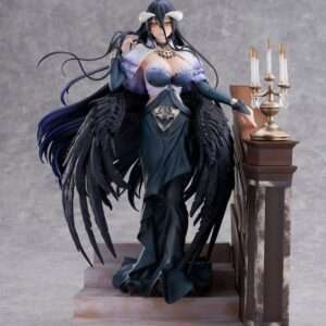 Overlord Shibuya Scramble Figura Pvc Statua 1/7 Albedo Jet Black Dress Ver. 28 Cm Estream