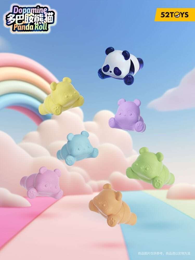 Panda Roll Blind Box Figures Assortment Dopamine Pandas 3 Cm 52TOYS