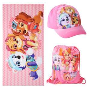 Paw Patrol Asciugamano + Bag + Cap Set Cerdà