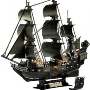 Pirates Of The Caribbean: Dead Men Tell No Tales 3D Puzzle Black Pearl LED Edition Revell