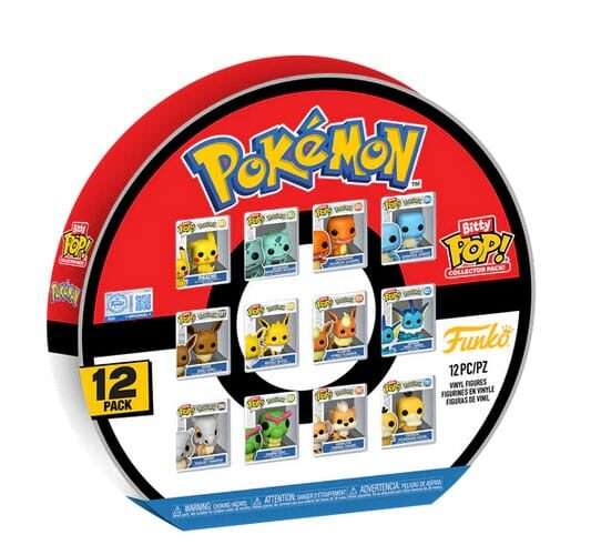 Pokemon Bitty Pop! Vinile Figura Multipack 2,5 Cm Display (12) Funko