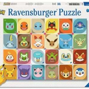 Pokémon Children's Jigsaw Puzzle Pokémon Faces (100 Pezzi Xxl) Ravensburger