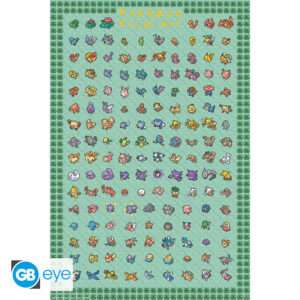 POKEMON - Poster Maxi 91.5x61 FSC MIX - Pixel Art