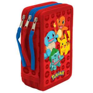 Pokemon triple pencil case 39pcs Cyp Brands