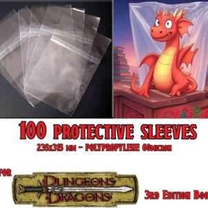 PROTECTIVE ENVELOPES FOR BOOKS DND 3RD (100) Buste Protettive W.R. BUSTE PER FUMETTI