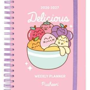 Pusheen School Diario Weekly Planner 2026/2027 Fruits A5 Grupo Erik