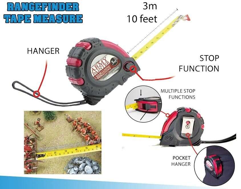 RAGEFINDER TAPE MEASURE ACCESSORI GIOCO DA TAVOLO ARMY PAINTER
