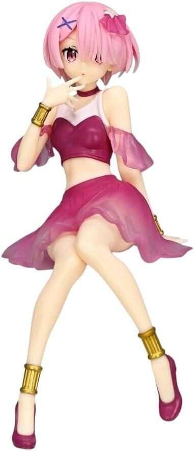 Re:Zero Starting Life In Another World: Ram Twinkle Party - Noodle Stopper Pvc Statua 14 Cm - Furyu