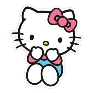 Sanrio Cuscino Hello Kitty Blue Pants 36 Cm Herding