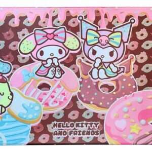 Sanrio Pink Black Party Series Xxl Tappetino Per Mouse Hello Kitty & Friends Donuts Sakami Merchandise
