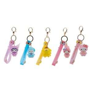 Sanrio Raincoat Series Portachiavi Con Hand Strap Hello Kitty E Friends Yume Toys