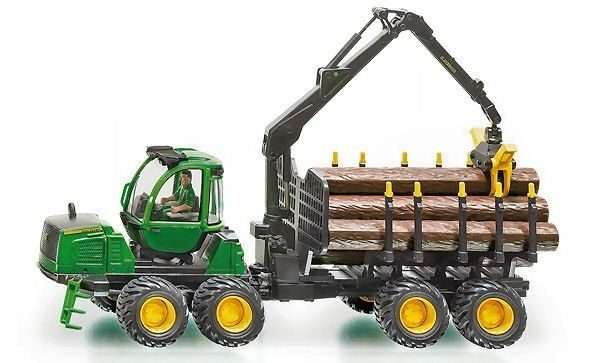 Siku 4061 JOHN DEERE + PORTATRONCHI 1:32 Modellino