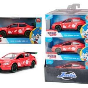 Sonic Diecast Model 1:32 Knuckles 2016 Subaru WRX STI Jada Toys