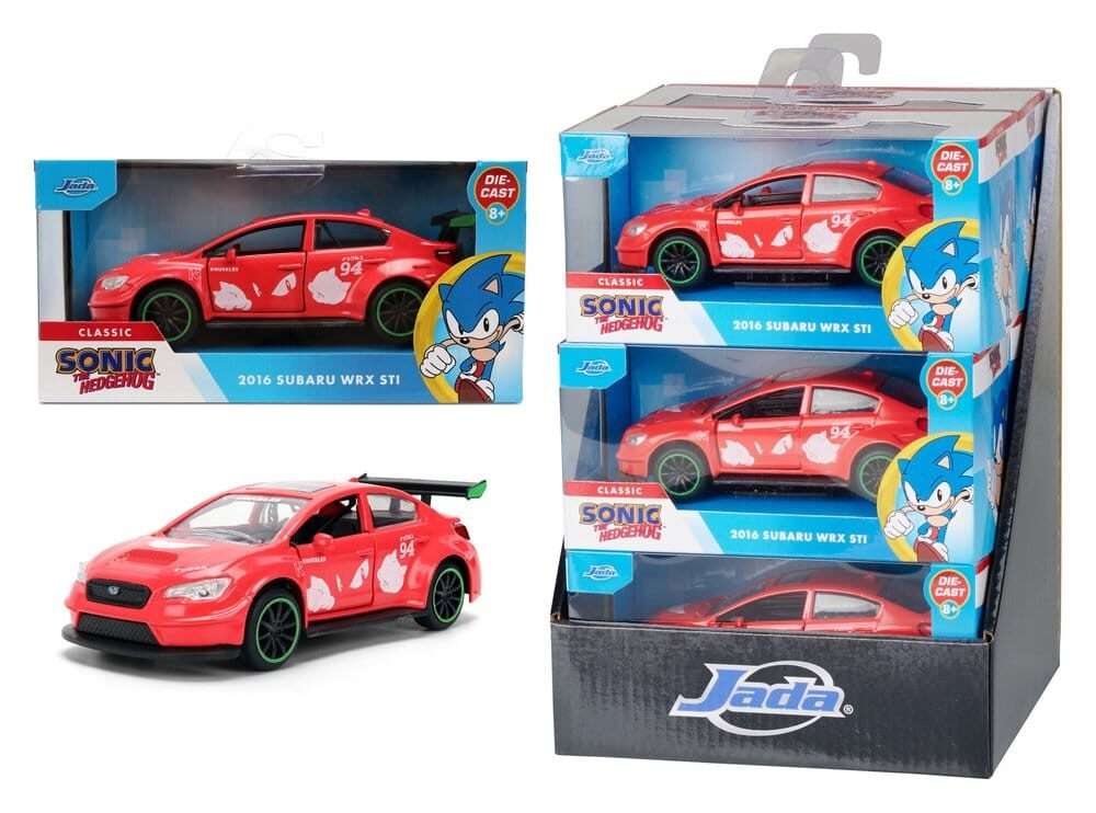 Sonic Diecast Model 1:32 Knuckles 2016 Subaru WRX STI Jada Toys