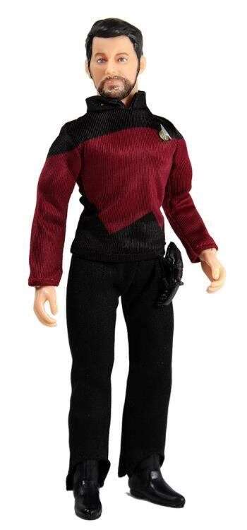 Star Trek Tng Action Figura Cmdr Will Riker 20 Cm Mego