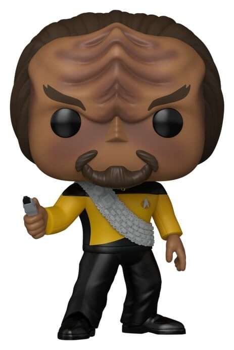 Star Trek Tng Pop! Television Vinile Figura Worf 9 Cm Funko